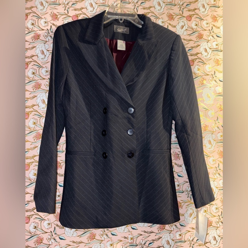 NWOT Vintage Spiegel Pinstripe Blazer| Size 6